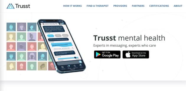 Trusst mental health website