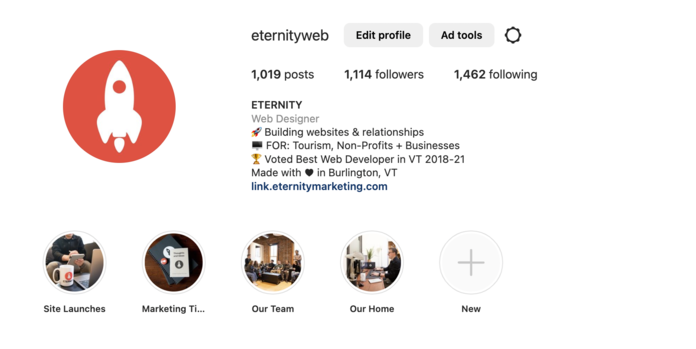 Eternity Instagram Bio