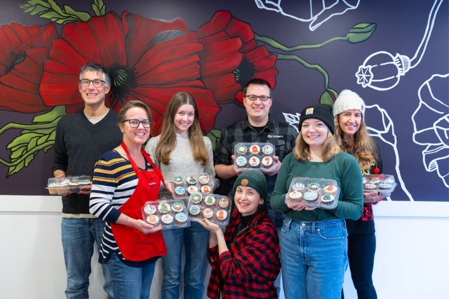 The Eternity Team Decorates Cupcakes
