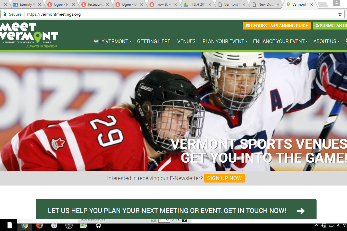 New Destination Site Launch: Vermont Convention Bureau's 