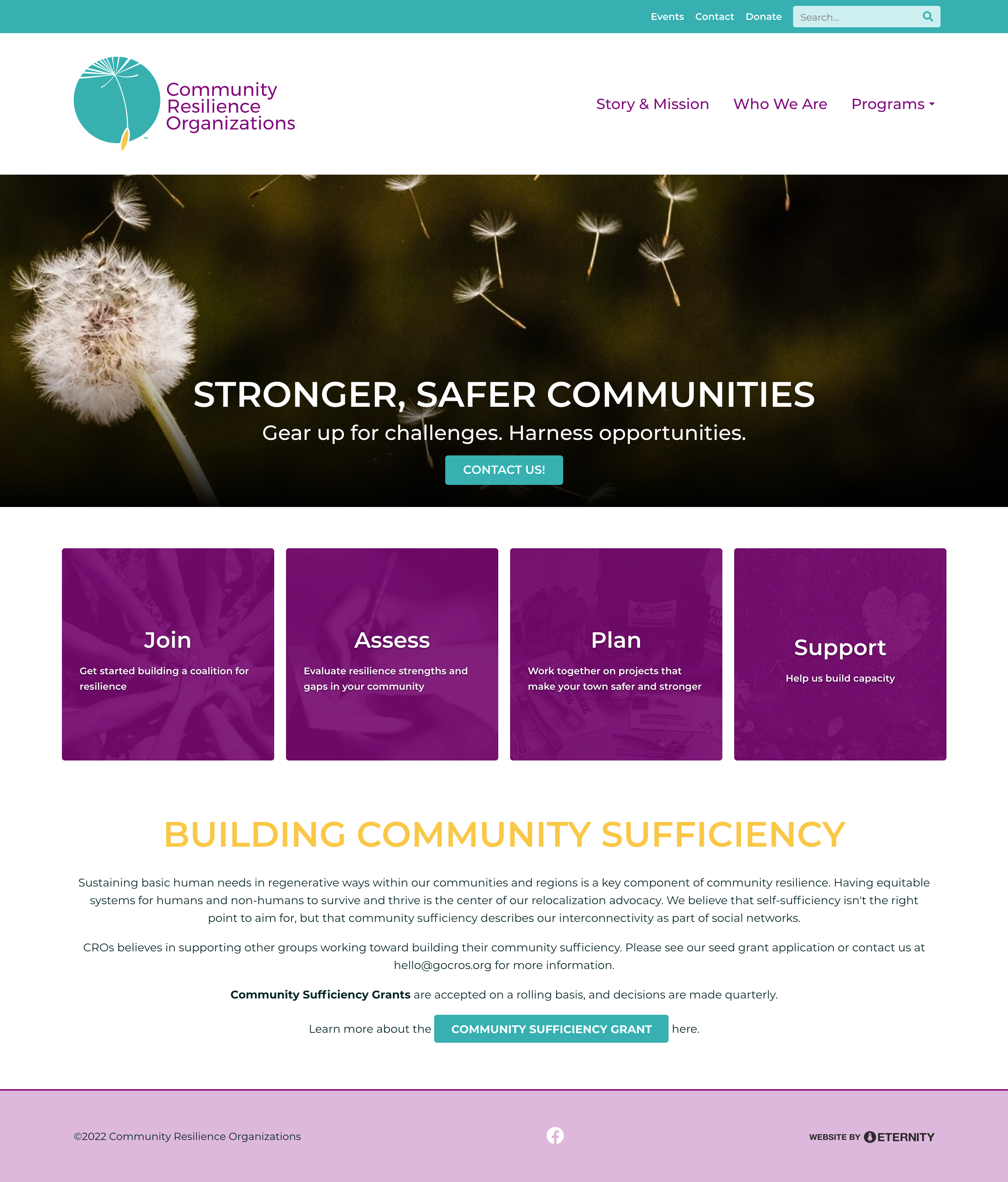 Community Resilience Organizations (CRO)
