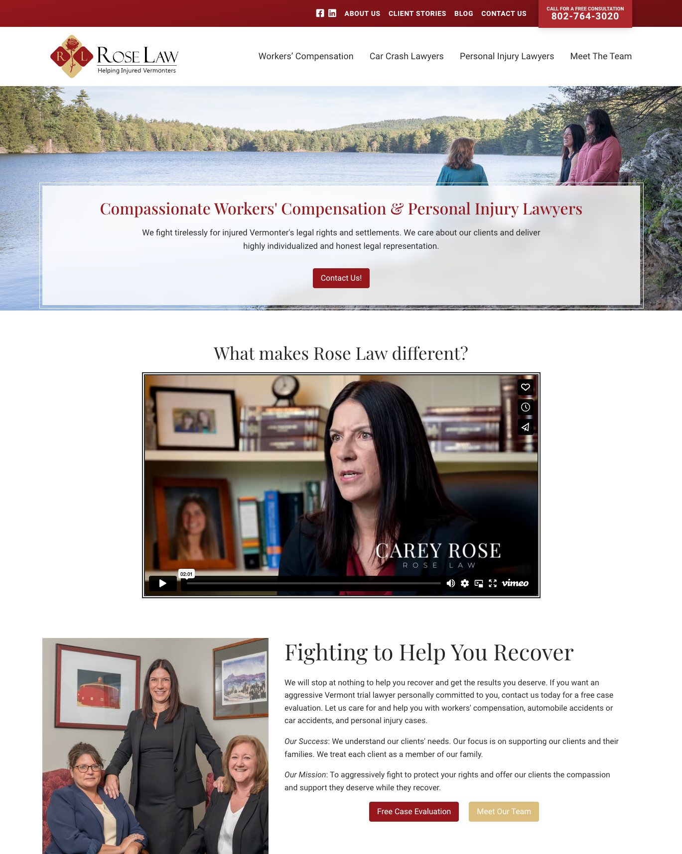 Rose Law Homepage