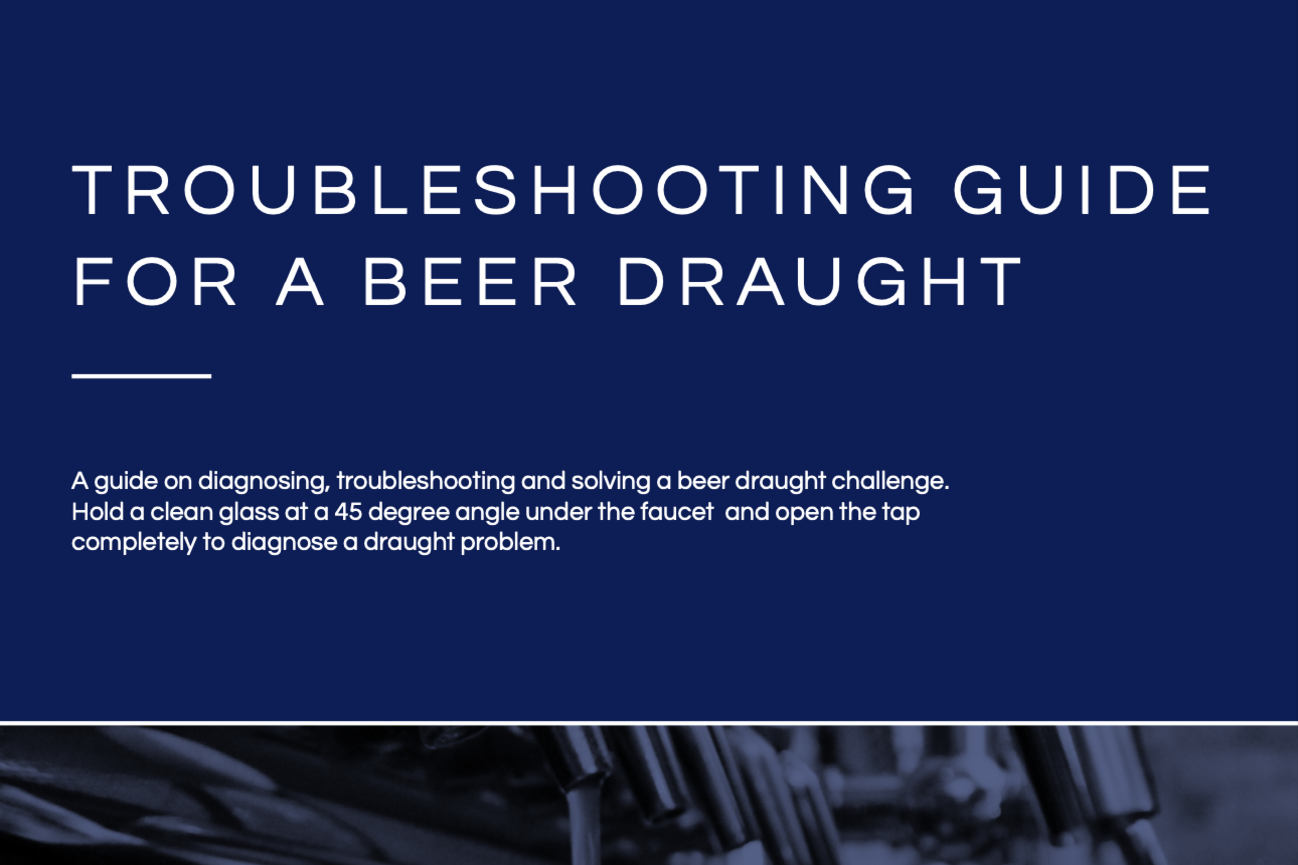 Troubleshooting guide for diagnosing beer draught issues effectively.