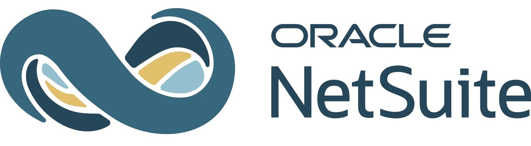 Logo of Oracle NetSuite featuring a stylized infinity symbol.