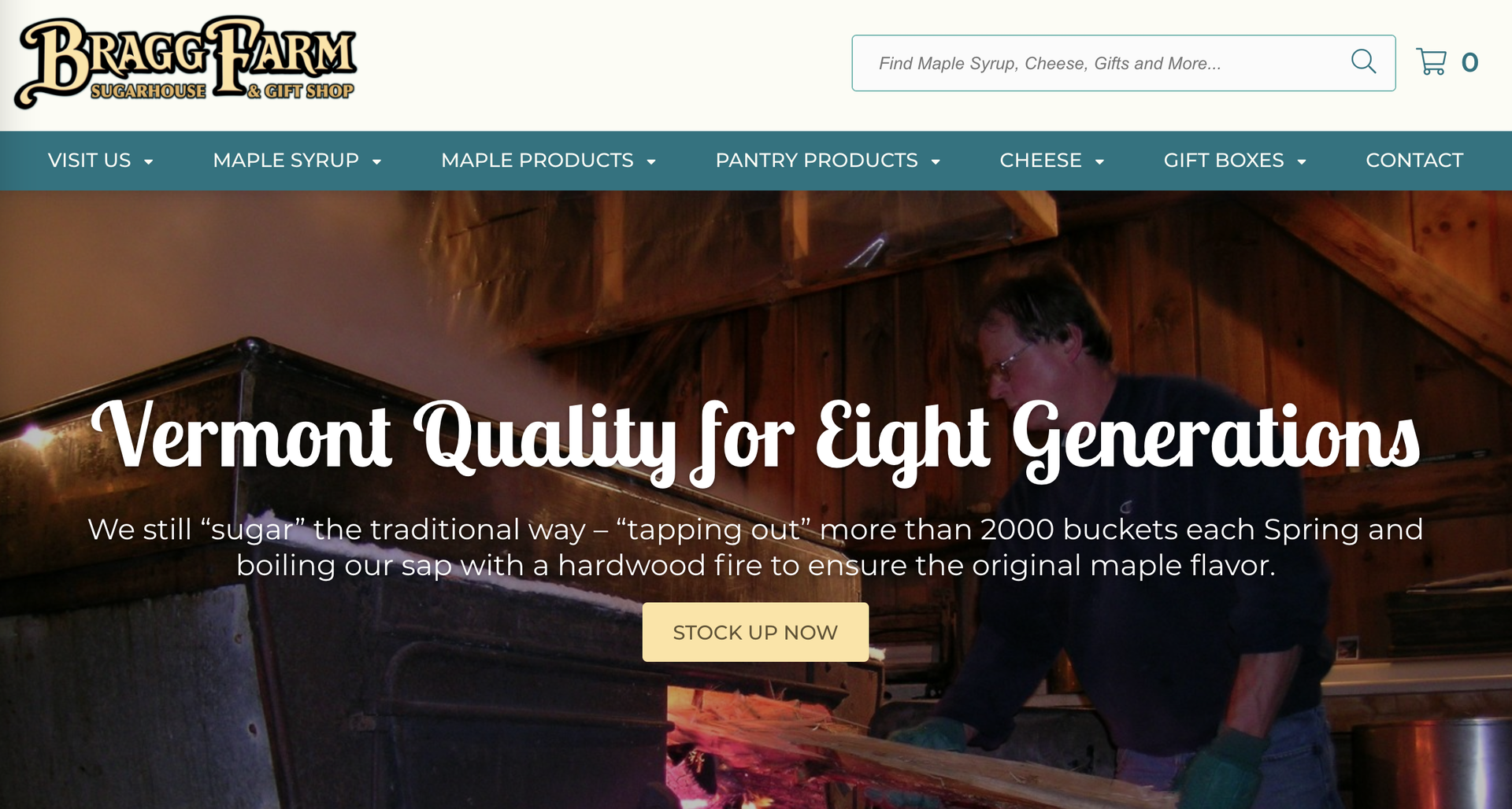 Bragg Farm website
