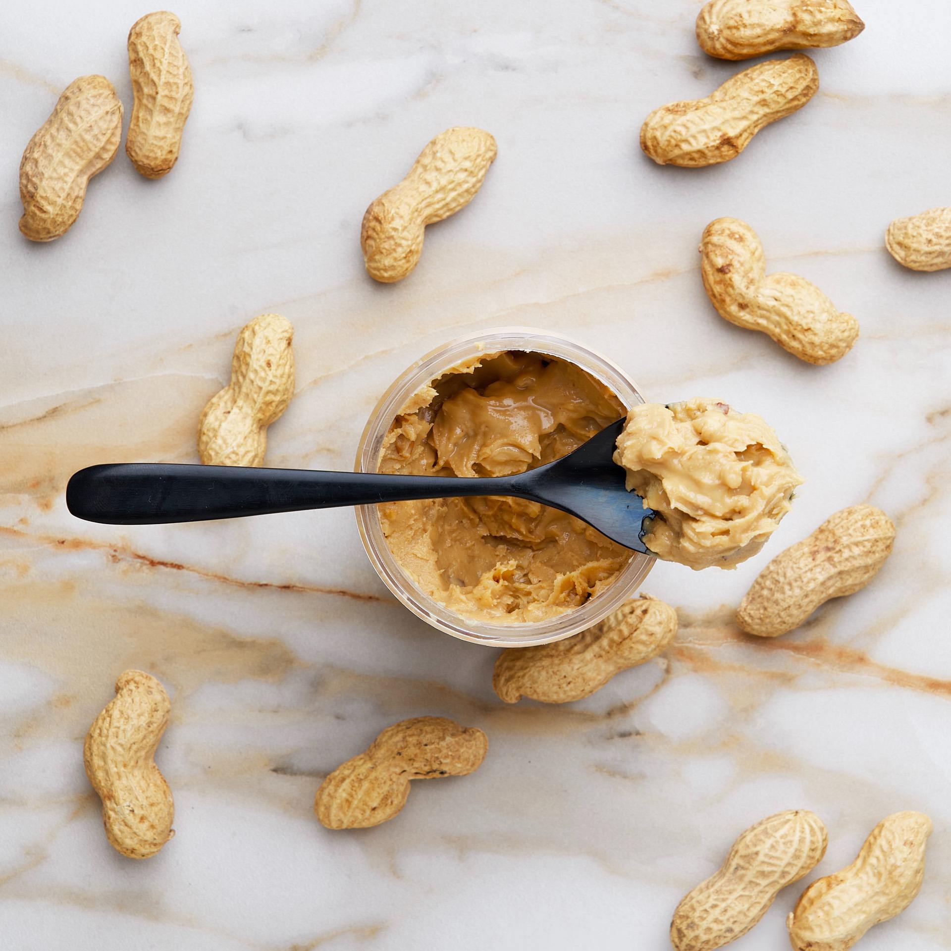 A jar of peanut butter