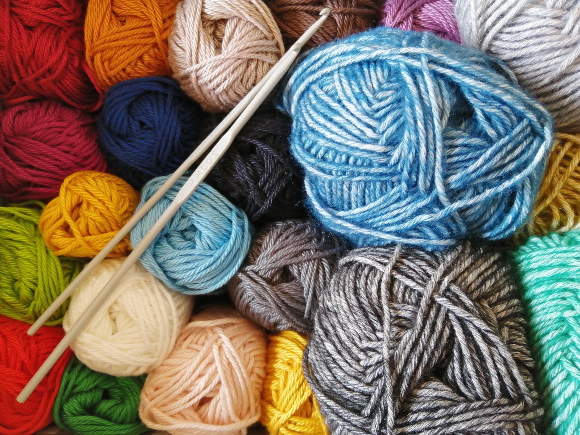 A basket of yarn